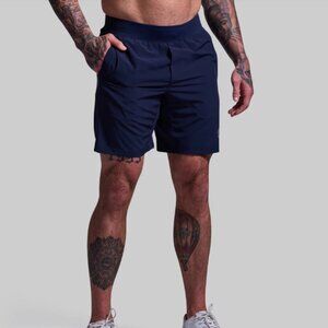 Born Primitive Versatile Short 7" No Compression Navy Blue Size Large